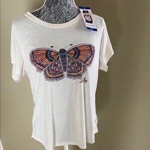 NWT Lucky Brand Relaxed Short Sleeve Tee
